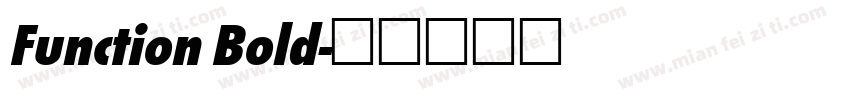 Function Bold字体转换